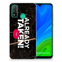 Huawei P Smart 2020 Siliconen hoesje met naam Already Taken Black