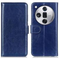 Oppo Find X7 Ultra Wallet Case met Magnetische Sluiting - Blauw