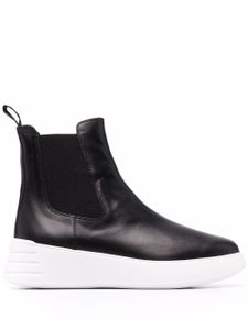 Hogan bottines chelsea Rebel en cuir - Noir