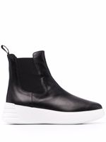 Hogan bottines chelsea Rebel en cuir - Noir - thumbnail