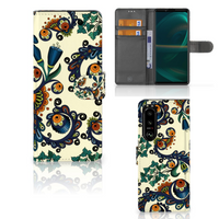 Wallet Case Sony Xperia 5III Barok Flower - thumbnail