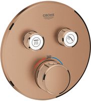 Grohe Grohtherm Smartcontrol Afbouwdeel Thermostaat Warm Sunset Geborsteld - thumbnail