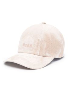 MSGM casquette à motif en jacquard - Tons neutres