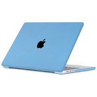 Lunso MacBook Air 13 inch M2/M3 (2022-2024) cover hoes - case - Sand Light Blue - thumbnail