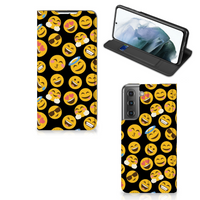 Samsung Galaxy S21 FE Hoesje met Magneet Emoji - thumbnail