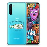 OnePlus Nord Telefoonhoesje met Naam Boho Bottle - thumbnail