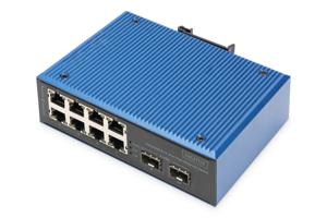 Digitus DN-651146 Industrial Ethernet Switch 8 + 2 poorten 10 / 100 / 1000 MBit/s