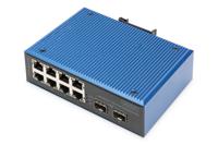 Digitus DN-651146 Industrial Ethernet Switch 8 + 2 poorten 10 / 100 / 1000 MBit/s - thumbnail