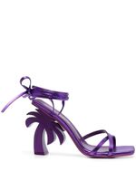 Palm Angels sandales Palm Beach à lacets - Violet - thumbnail