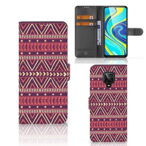 Xiaomi Redmi Note 9 Pro | Note 9S Telefoon Hoesje Aztec Paars