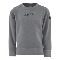 KIDDO sweater Nino met tekst zilvergrijs