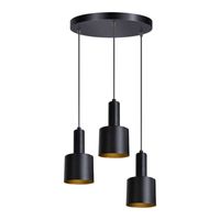 Hanglamp Sledge zwart 3 lichts