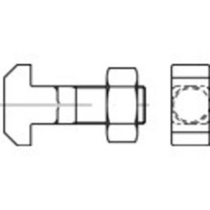 TOOLCRAFT 105982 Hamerkopbouten M12 45 mm Vierkant DIN 186 Staal 10 stuk(s)