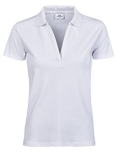 Tee Jays TJ1409 Womens Luxury Stretch V-Neck Polo