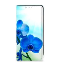 Samsung Galaxy A41 Smart Cover Orchidee Blauw - Cadeau voor je Moeder - thumbnail