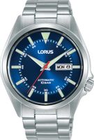 Lorus RL419BX9 Horloge staal zilverkleurig-blauw 42 mm