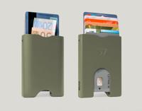 Walter Wallet Portemonnee Aluminium Olive Green