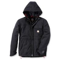 Carhartt Insulated Shoreline Jacket Zwart Regenjas Heren 
