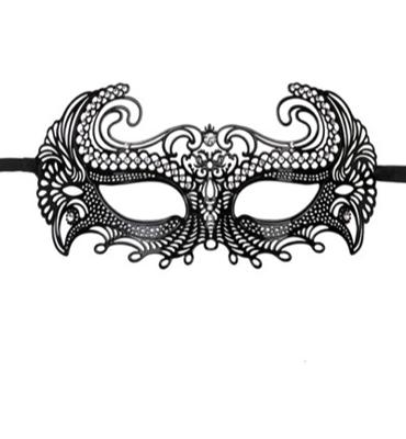 Easytoys Fetish Collection Easytoys Fetish Collection Easytoys Metalen Venetiaans Masker - Zwart (1st)