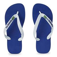 Havaianas Brasil Logo uniseks-volwassene Slippers , Blauw (Navy Blue), 39/40 EU