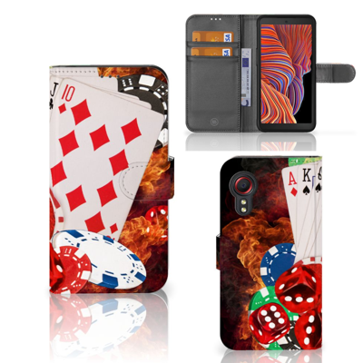 Samsung Galaxy Xcover 5 Wallet Case met Pasjes Casino