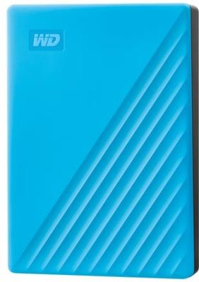 WD My Passport WDBPKJ0040BBL - Vaste schijf - gecodeerd - 4 TB - extern (draagbaar) - USB 3.2 Gen 1 - 256-bits AES