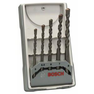 Bosch Accessories CYL-3 2607017081 Carbide Beton-spiraalboren set 5-delig 5 mm, 5.5 mm, 6 mm, 7 mm, 8 mm Cilinderschacht 1 set(s)