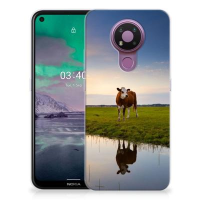 Nokia 3.4 TPU Hoesje Koe Nokia 3.4 TPU Hoesje Koe