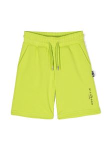 John Richmond Junior short de sport en coton à logo imprimé - Vert