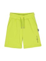 John Richmond Junior short de sport en coton à logo imprimé - Vert