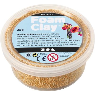 Creativ Company Foam Clay Boetseerklei Goud 35 g 1 stuk(s) Creativ Company Foam Clay Boetseerklei Goud 35 g 1 stuk(s)