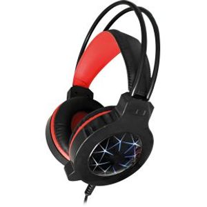 Varr VH6010B hoofdtelefoon/headset Bedraad Hoofdband Gamen Zwart, Rood