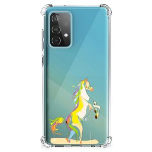 Samsung Galaxy A52 4G/5G Stevig Bumper Hoesje Horse Color