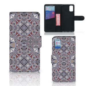 Samsung Galaxy A41 Bookcase Flower Tiles