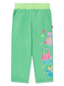 Billieblush pantalon de jogging à imprimé graphique - Vert