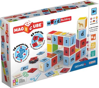 Geomag MagiCube Woorden Leren 16 Cubes + 63 clips Geomag MagiCube Woorden Leren 16 Cubes + 63 clips