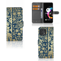 Motorola Edge 20 Lite Hoesje Beige Flowers