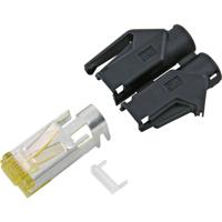 Hirose Electronic RJ45C6A-SW TM31 RJ45-aansluitstekker CAT6A Hirose TM31 Stekker, recht Aantal polen: 8P8C Zwart 1 stuk(s)