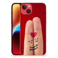 iPhone 14 Plus Silicone Back Cover Liefde - Origineel Romantisch Cadeau - thumbnail