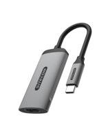 Sitecom AD-1003 tussenstuk voor kabels HDMI-A USB-C Zwart, Grijs - thumbnail