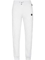 Philipp Plein pantalon de jogging à design matelassé - Blanc - thumbnail