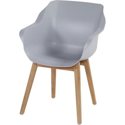 Hartman Sophie Teak tuinstoel Misty grey