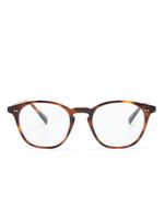 Oliver Peoples lunettes de vue Ronne à monture pantos - Marron