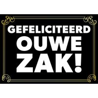 40 jaar verjaardagskaart/ wenskaart Gefeliciteerd ouwe zak