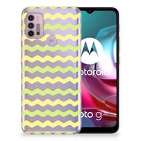 Motorola Moto G30 | G10 TPU bumper Waves Yellow