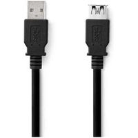 USB-Kabel | USB 3.2 Gen 1 | USB-A Male | USB-A Female | 5 Gbps | Vernikkeld | 3.00 m | Rond | PVC | - thumbnail