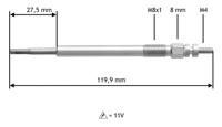 Gloeibougie VALEO, Spanning (Volt)11V, u.a. für Volvo, Peugeot, Citroën, Ford, Mazda, Toyota - thumbnail