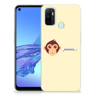OPPO A53s | A53 Telefoonhoesje met Naam Monkey