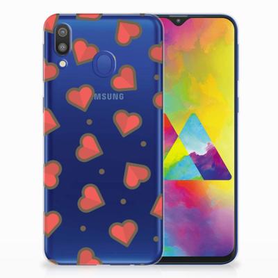 Samsung Galaxy M20 (Power) TPU bumper Hearts Samsung Galaxy M20 (Power) TPU bumper Hearts