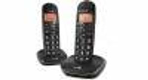 Doro PhoneEasy 100w duo DECT-telefoon Nummerherkenning Zwart